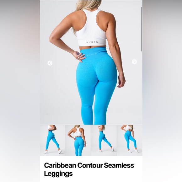 NVGTN Caribbean Contour Seamless Leggings size XS - Picture 2 of 7